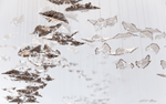 Sculptural Glass Leaf Chandelier — Twisted Modern Pendant for Grand Interiors