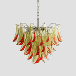 Marielle Glass Chandelier – Modern Art Deco Pendant Light for Dining Room & Foyer
