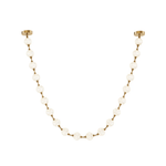 Strand Necklace Chandelier — Modern Gold & Acrylic LED Pendant Light