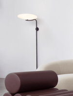 Arc Wall Sconce with Opal Glass Shade | Modern Minimalist Lighting