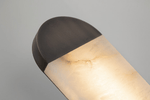 Ghost Alabaster Wall Sconce in Bronze – Handcrafted LED Wall Light