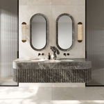 Ghost Alabaster Wall Sconce in Bronze – Handcrafted LED Wall Light