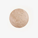 Sana Wall Sconce in Natural Travertine with Integrated LED