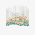 Pearl Curtain Crystal LED Chandelier – Modern Designer Hanging Light