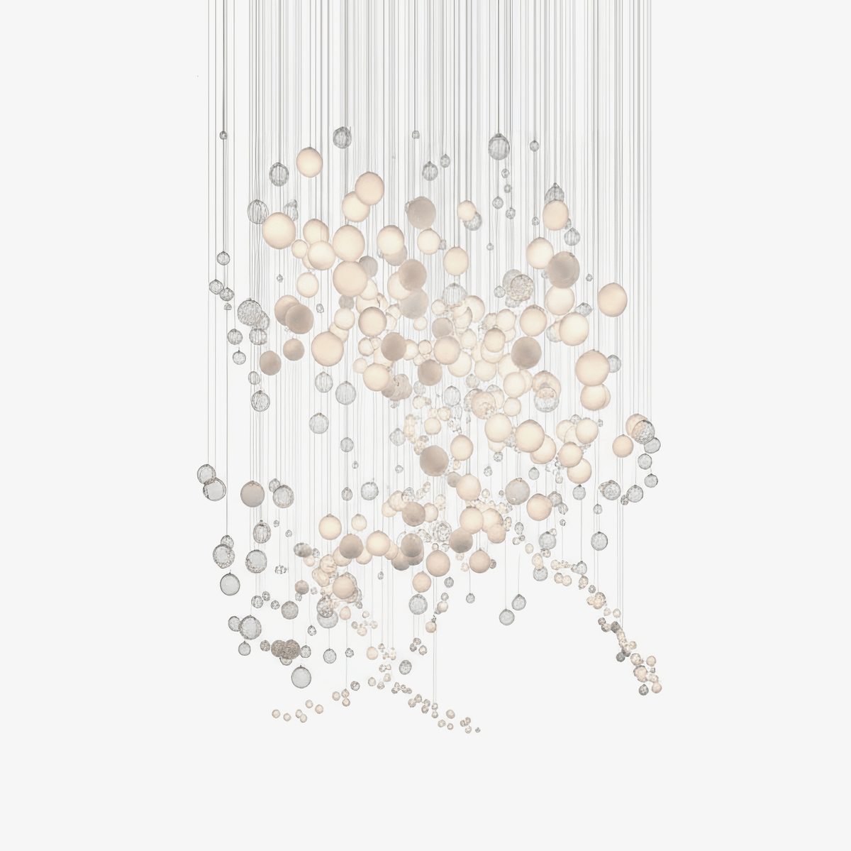 Breath of Light Modern Crystal Chandelier for Dining Room and Hotel