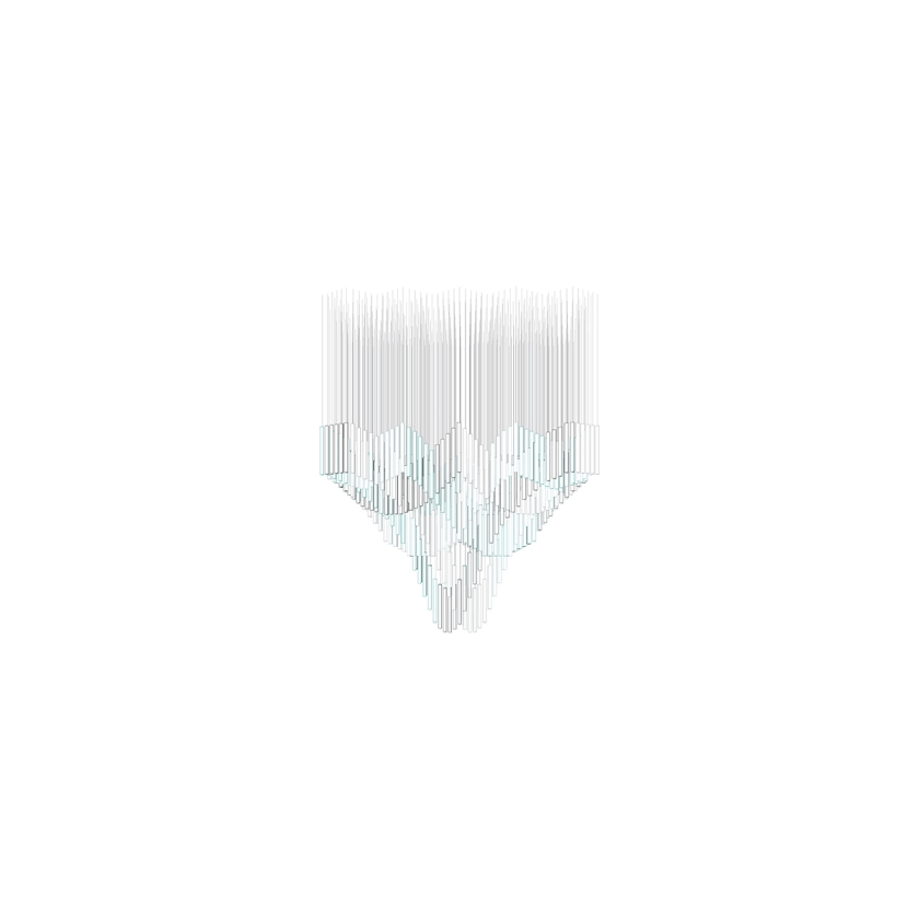 Diamond Cloud Crystal LED Chandelier, Modern Geometric Pendant Light for Dining Room and Hotel