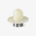 Petrified Alabaster Table Lamp – Sculptural LED Accent Light for Modern Interiors
