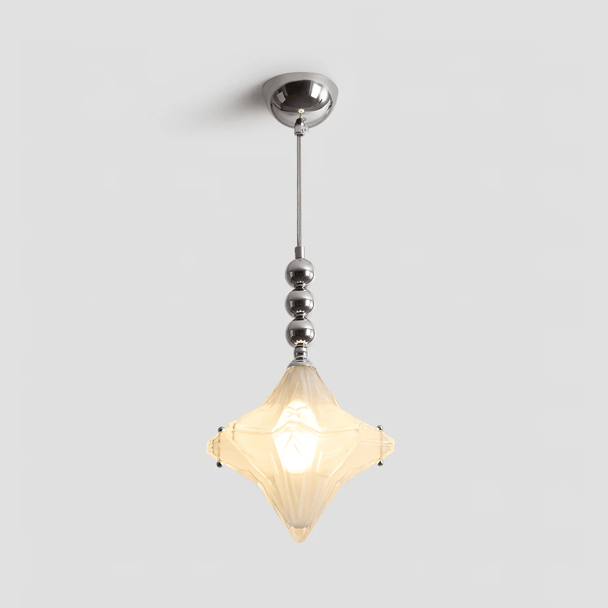 Lyra Star Pendant Light – Modern Glass Chandelier for Dining Room & Entryway
