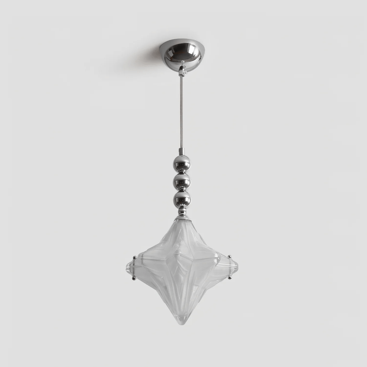 Lyra Star Pendant Light – Modern Glass Chandelier for Dining Room & Entryway