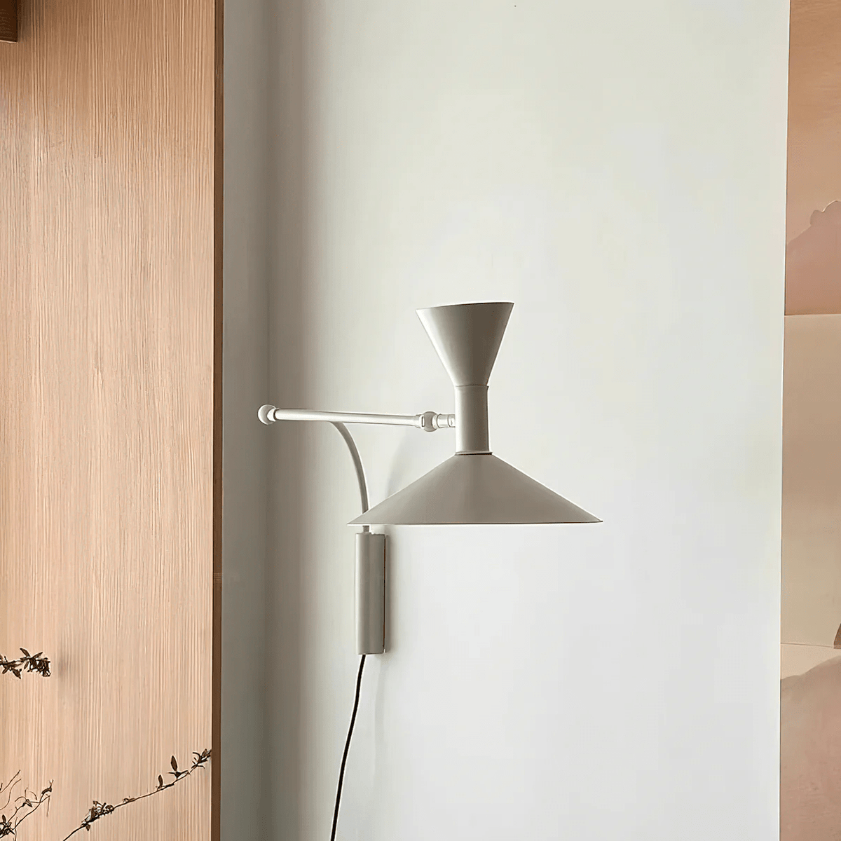 Marseille Adjustable Plug-in Wall Sconce with Swivel Arm