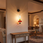 Candied Glass Wall Sconce – Hand-Blown Art Glass LED Wall Light