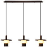 Noka Wood Pendant Light – Modern LED Chandelier for Dining Room and Kitchen Island