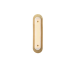 Aurelia Perforated Alabaster Wall Sconce in Gold