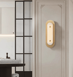 Aurelia Perforated Alabaster Wall Sconce in Gold