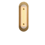 Aurelia Perforated Alabaster Wall Sconce in Gold
