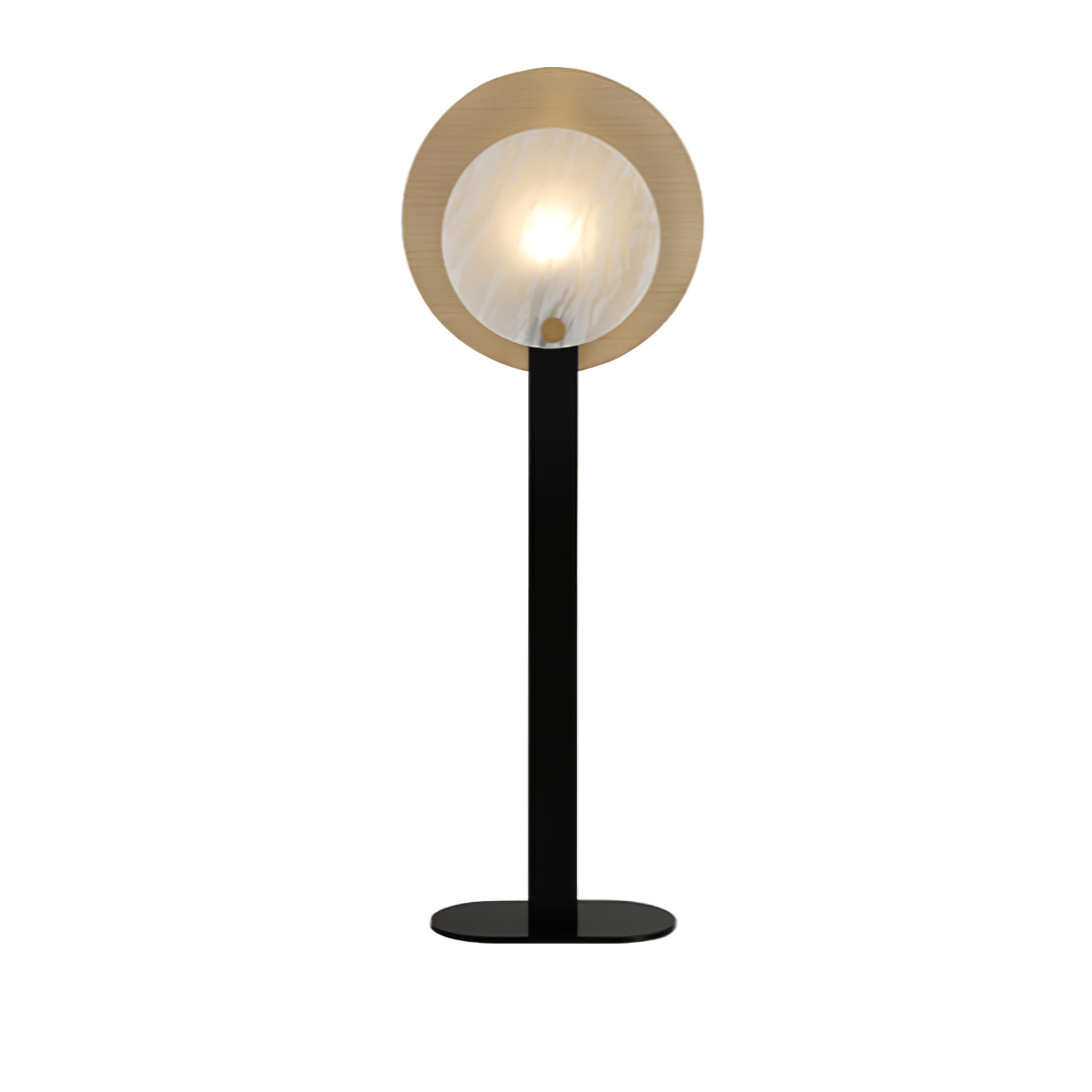 Mosaic Alabaster Floor Lamp with Gold Accents – Modern Designer Lighting for Living Room & Bedroom