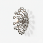 Pistillino Brass Wall Sconce – Modern Gold Orb Lighting Fixture