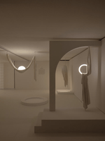 Hammock Fabric Pendant Light – Sculptural Designer Ceiling Lamp