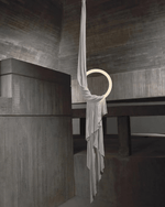 Hammock Fabric Pendant Light – Sculptural Designer Ceiling Lamp