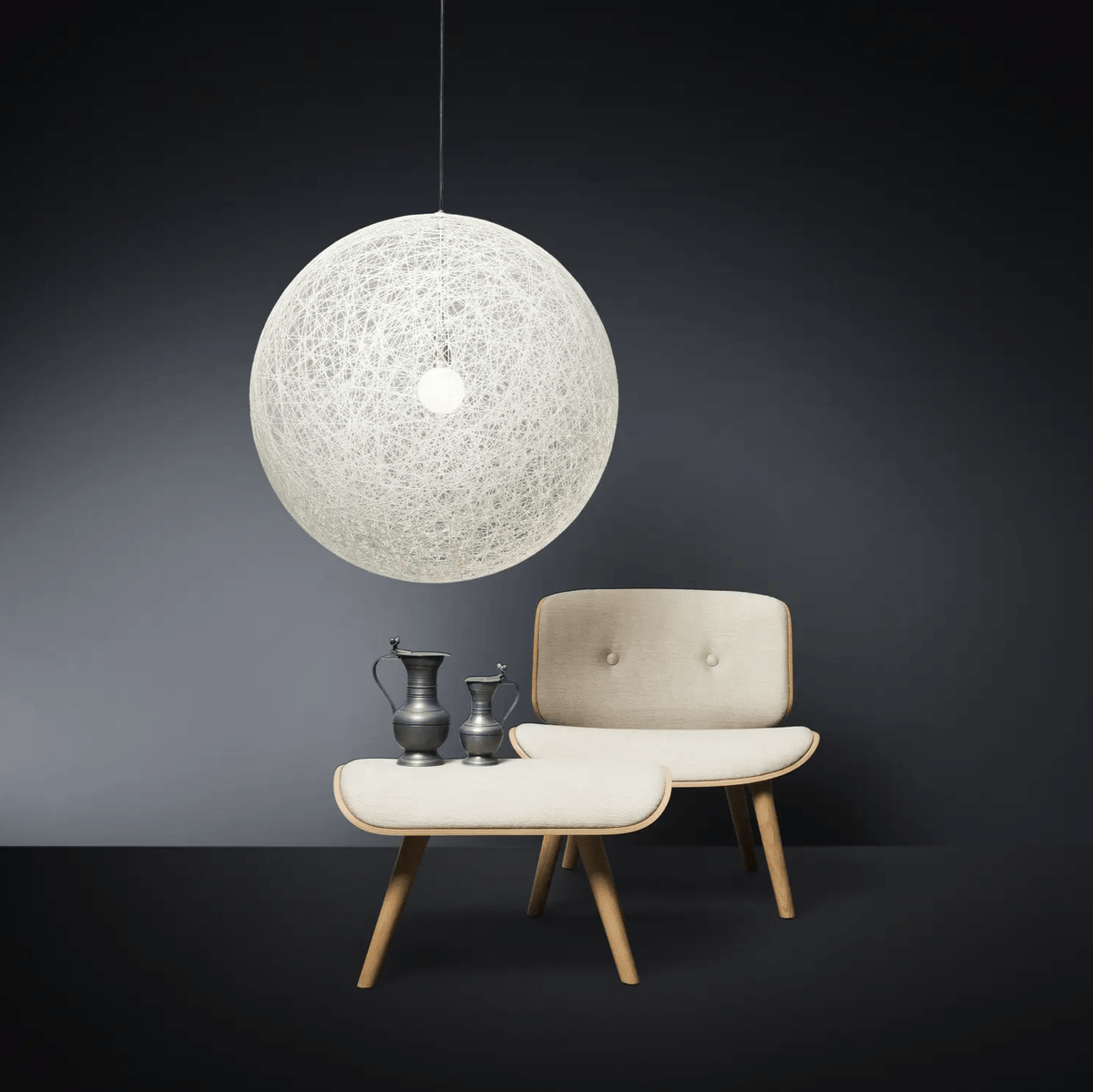 Artisan Woven Sphere Pendant Light for Modern Interiors