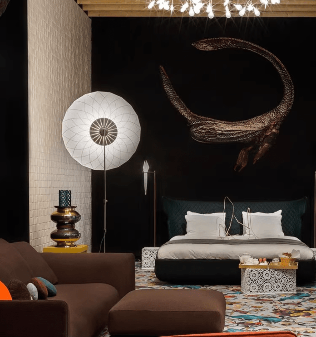 Radiant Bloom LED Floor Lamp – Modern Floral Design for Living Room & Bedroom