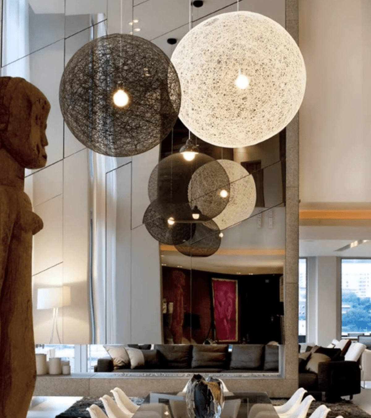 Artisan Woven Sphere Pendant Light for Modern Interiors