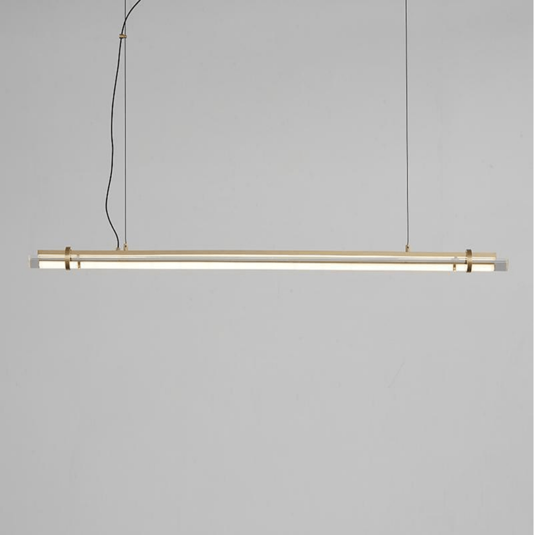 Gleam Bar Linear LED Pendant Light for Modern Interiors