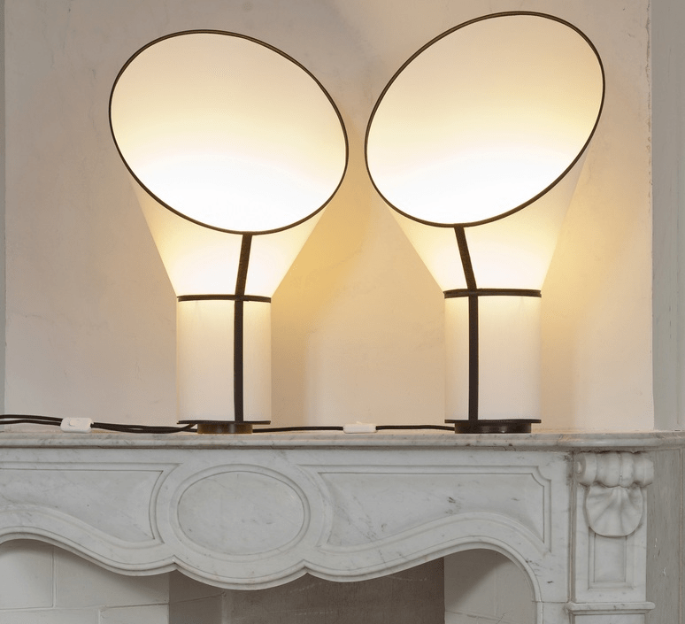 Artful Outline Table Lamp – Modern Geometric Illumination for Bedside and Living Spaces