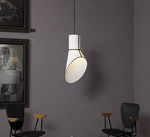 Sketch Line Pendant Light – Modern Minimalist Geometric Pendant Lamp for Dining Room and Kitchen Island