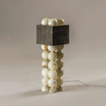 Quava Jade Table Lamp – Natural Stone Sculptural Lighting for Modern Interiors