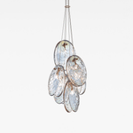 Mussels Cluster LED Chandelier – Modern Glass Pendant Light for Dining Room and Living Room