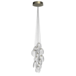 Mussels Cluster LED Chandelier – Modern Glass Pendant Light for Dining Room and Living Room