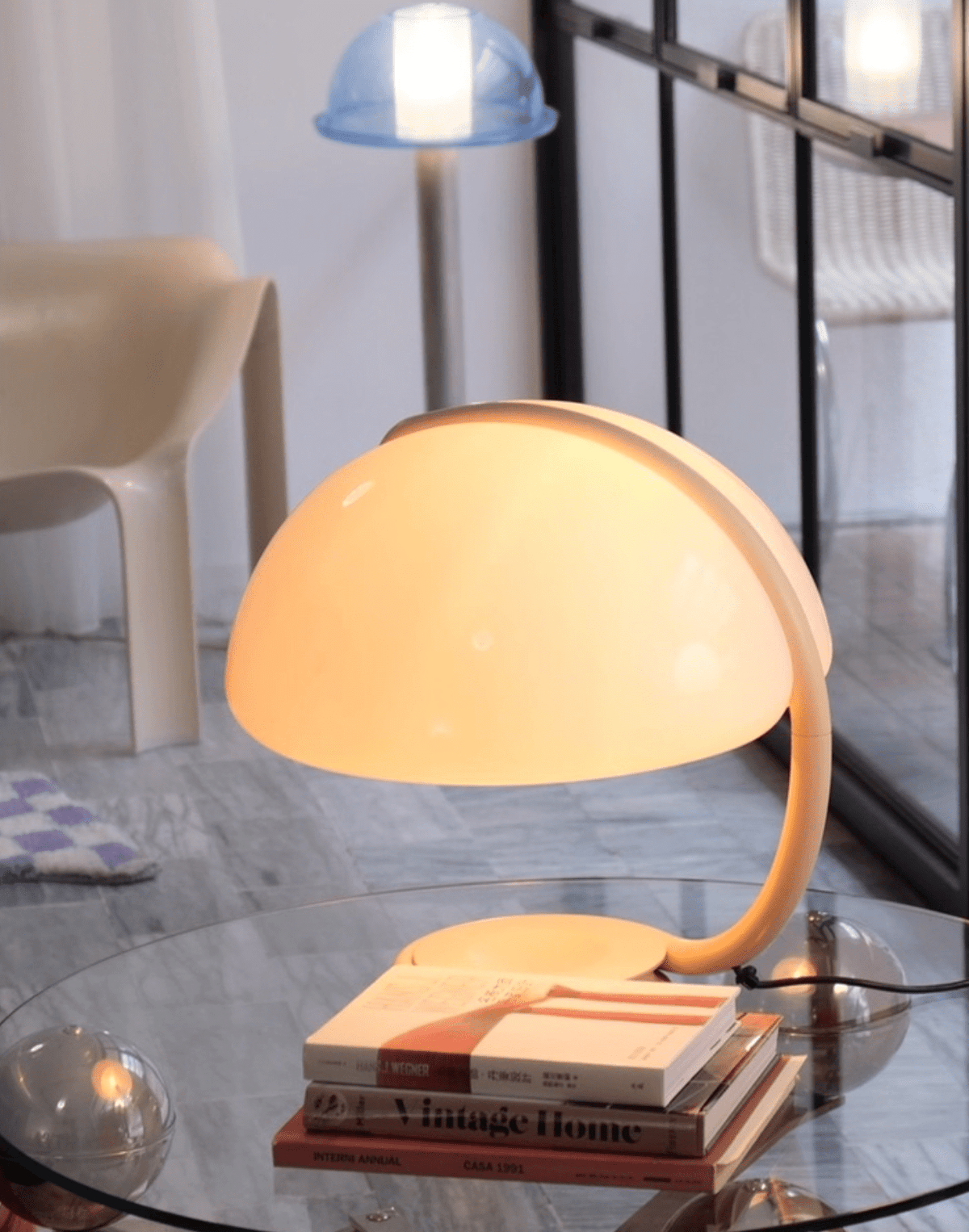Arc Dome Table Lamp – Modern Minimalist LED Desk Lamp for Bedroom & Living Room