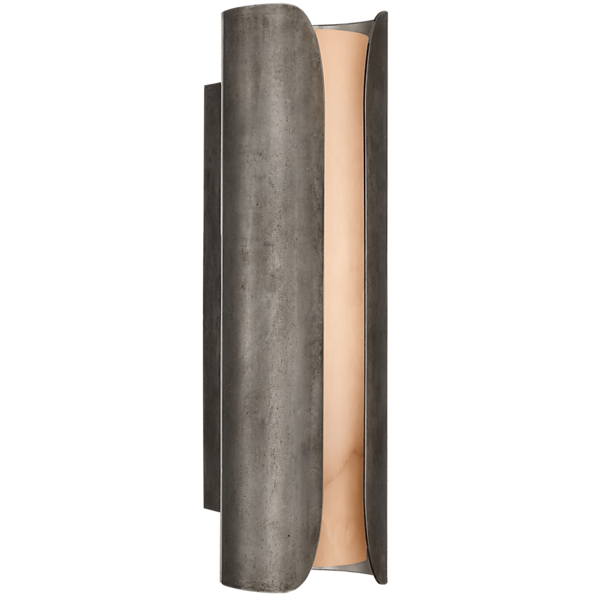Cradled Alabaster Wall Sconce in Aged Gold | Modern LED Wall Light