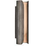 Cradled Alabaster Wall Sconce in Aged Gold | Modern LED Wall Light