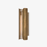 Cradled Alabaster Wall Sconce in Aged Gold | Modern LED Wall Light