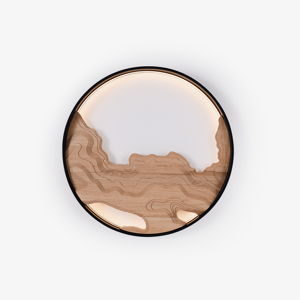 Strata Wall Sconce — Modern Wood Veneer LED Wall Light