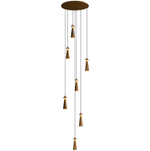 Loma Wood Pendant Light – Modern Minimalist LED Chandelier for Dining Room and Kitchen Island