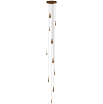 Loma Wood Pendant Light – Modern Minimalist LED Chandelier for Dining Room and Kitchen Island