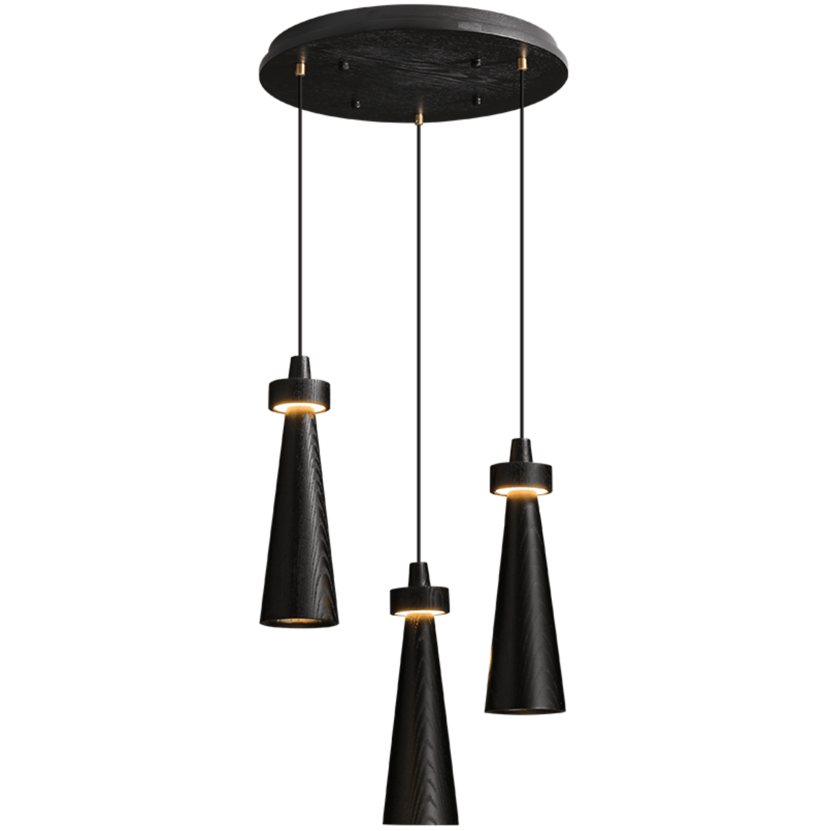 Loma Wood Pendant Light – Modern Minimalist LED Chandelier for Dining Room and Kitchen Island