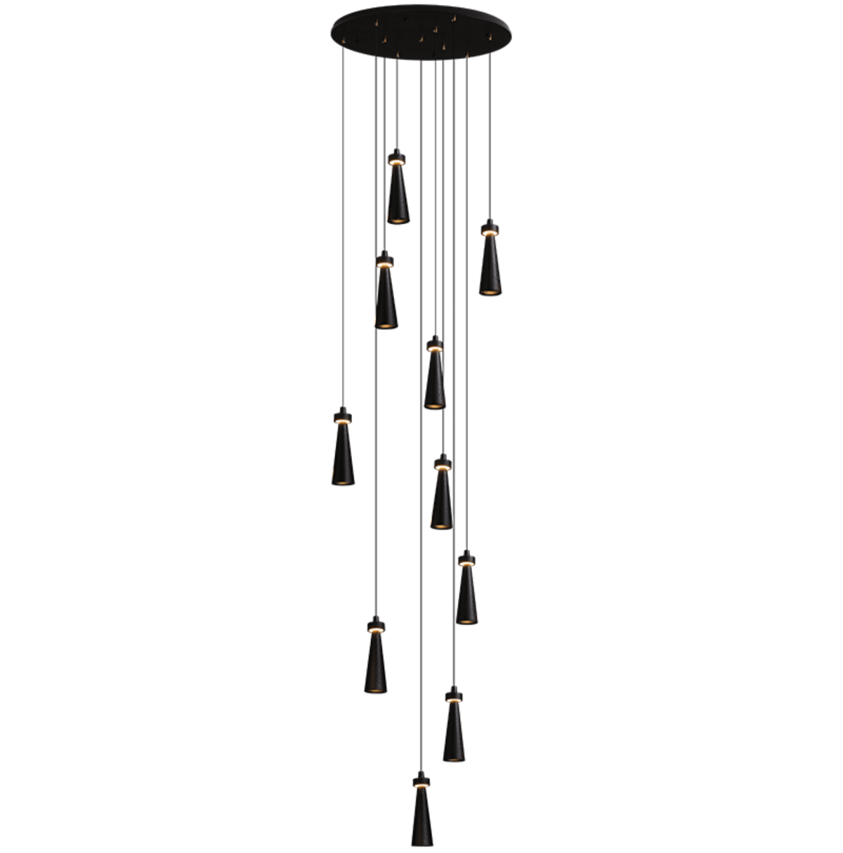 Loma Wood Pendant Light – Modern Minimalist LED Chandelier for Dining Room and Kitchen Island