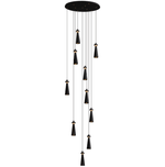 Loma Wood Pendant Light – Modern Minimalist LED Chandelier for Dining Room and Kitchen Island