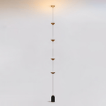 Soreluna LED Linear Pendant Light with Marble Counterweight