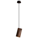 Nordic Tilted Wood Pendant Light – Asymmetric Natural Wood Shade