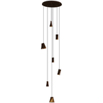 Nordic Tilted Wood Pendant Light – Asymmetric Natural Wood Shade