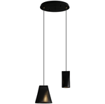 Nordic Tilted Wood Pendant Light – Asymmetric Natural Wood Shade