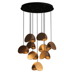 Orbit Fold Wood Pendant Light – Modern Nordic LED Hanging Lamp for Dining and Kitchen