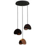 Orbit Fold Wood Pendant Light – Modern Nordic LED Hanging Lamp for Dining and Kitchen