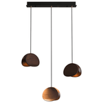 Orbit Fold Wood Pendant Light – Modern Nordic LED Hanging Lamp for Dining and Kitchen