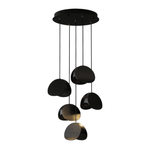 Orbit Fold Wood Pendant Light – Modern Nordic LED Hanging Lamp for Dining and Kitchen